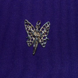 Lace Fairy Silver Pendant